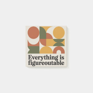 Everything Is Figureoutable Post-it Notes