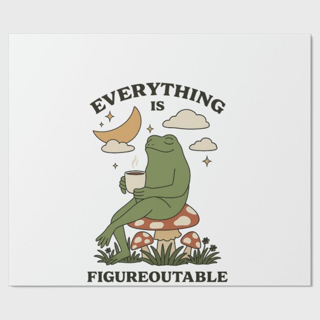 Everything is Figureoutable Wrapping Paper (Flat)