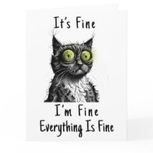 Everything Is Fine Big Card