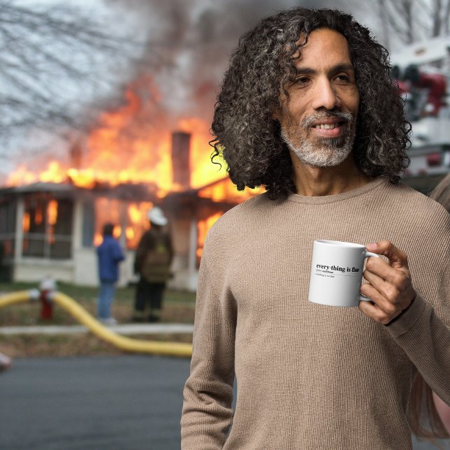 Everything is fine (haha no it's not.) Mug  (Creator Uploaded)