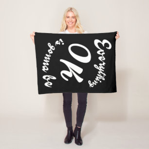 Everything is gonna be ok fleece blanket