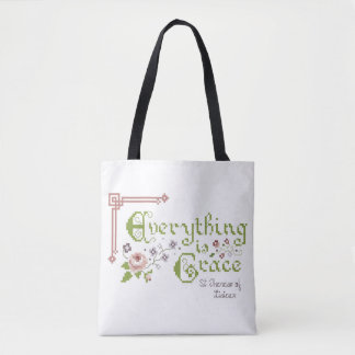 Everything is Grace St. Therese Tote no Logo
