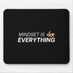 Everything Is Mindset Shark Fin Goldfish Vintage Q Mouse Mat