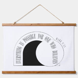  Everything is Possible - Mark 9:23 Hanging Tapestry