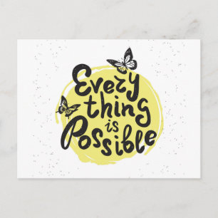 Everything Is Possible Postcard