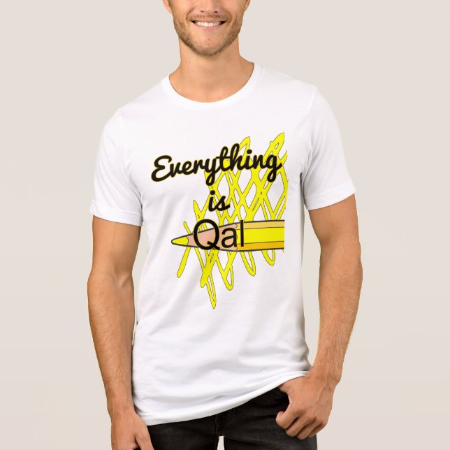 Everything is Quaternary Alluvium- Geologist's Tri-Blend Shirt (Front)
