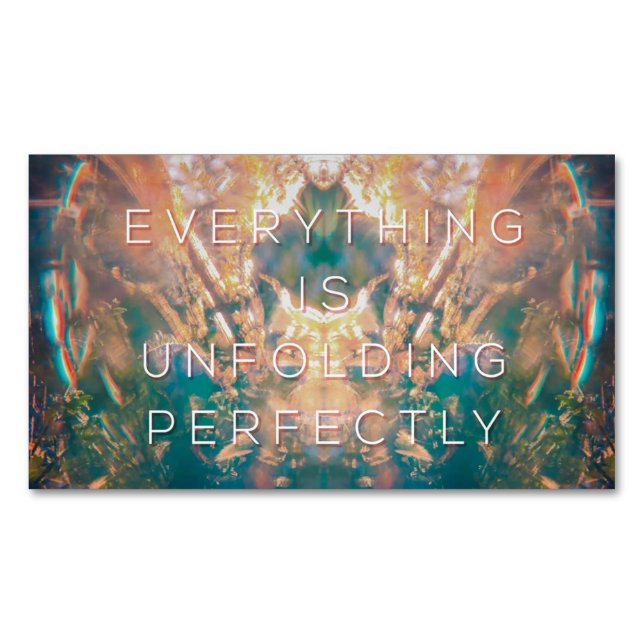 Everything is Unfolding Perfectly | Magnet (Front)