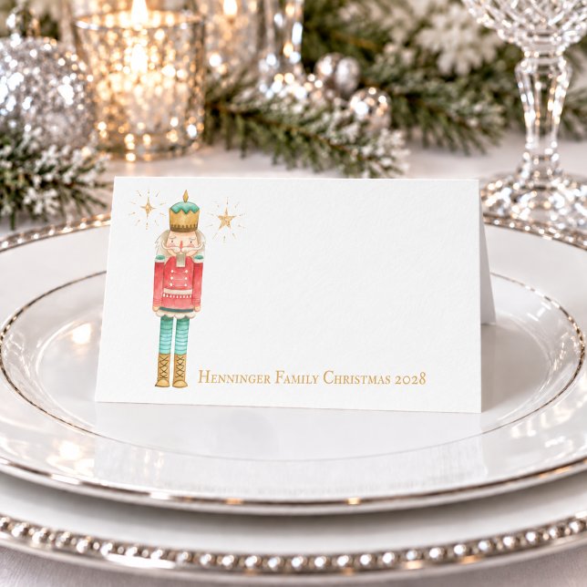 Everything Nutcracker Christmas Seating Place Card (Creator Uploaded)