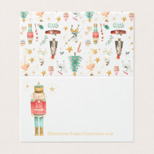 Everything Nutcracker Christmas Seating Place Card