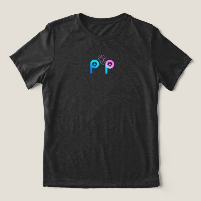 Everything Pickle Peace Tri-Blend Shirt (Design Front)