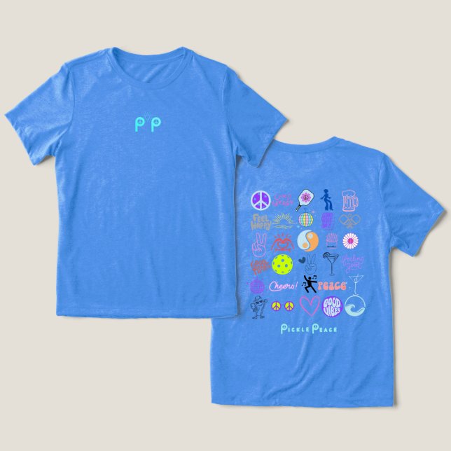 everything pickle  Tri-Blend shirt (Design Front & Back)