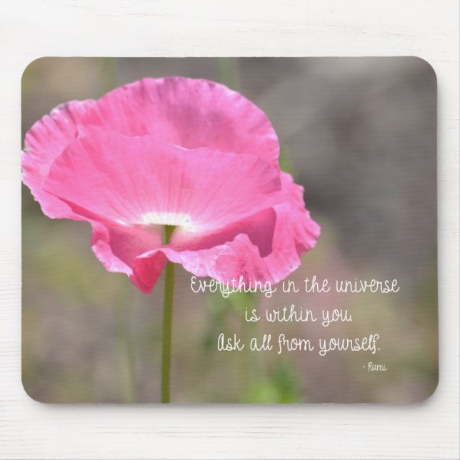 Everything Poppy Mouse Mat (Front)