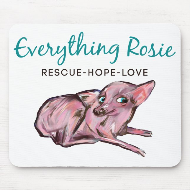 Everything Rosie Mouse Mat (Front)