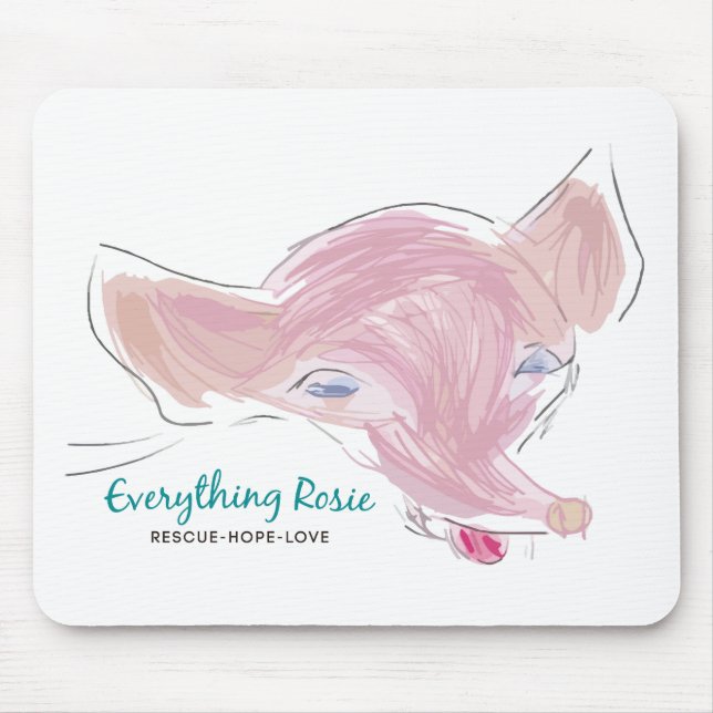 Everything Rosie Mouse Pad (Front)