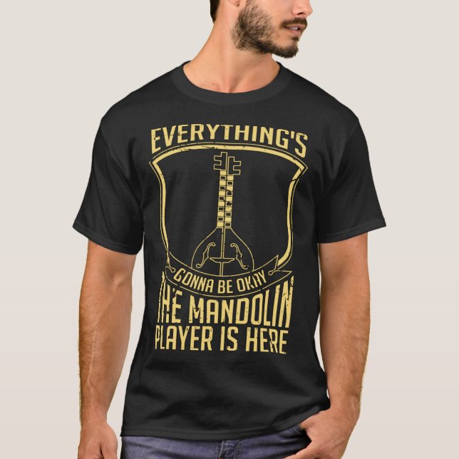 Everything s Gonna Be Okay Country Music Instrumen T-Shirt (Front)