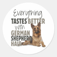 Everything Tastes Better With German Shepherd Hair