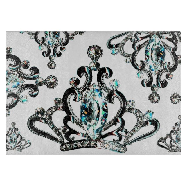 “Everything Tiara” Cutting Board (Front)