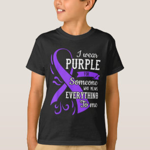 Everything to Epilepsy Day Purple Ribbon Epileptic T-Shirt