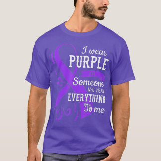 Everything To Me Epilepsy Day Purple Ribbon Epilep T-Shirt