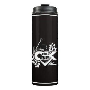 Everything Will Be OK" Motivational Graphic Tee Thermal Tumbler