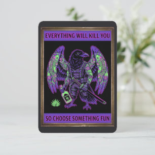 Everything Will Kill You Eagle Postcard - Dark Hum