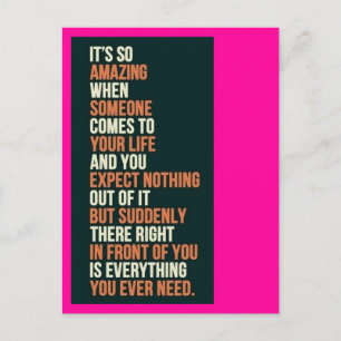 Everything You Need Postcard