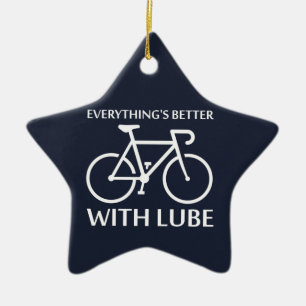 Everything's Better With Lube Ceramic Tree Decoration