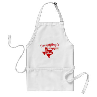 Everything's bigger in Texas State Shape Apron