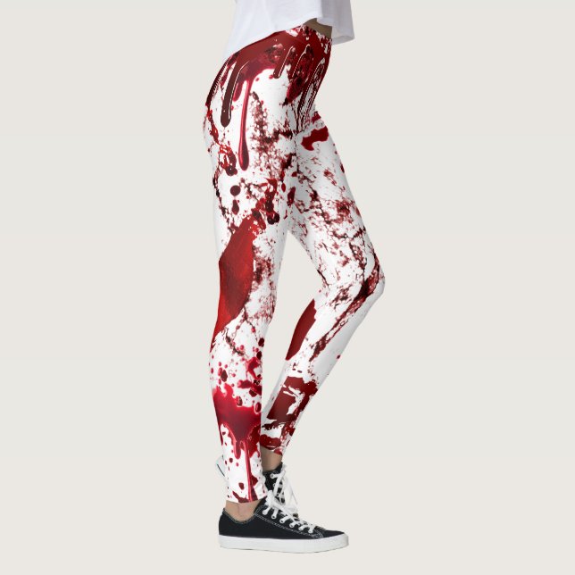 Everything's Bloody Fine | Horror Gore Splatter Leggings (Right)