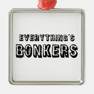 Everything's Bonkers Metal Tree Decoration