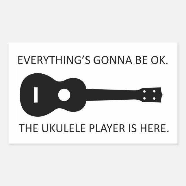 Everything's Gonna Be OK Rectangular Sticker (Front)