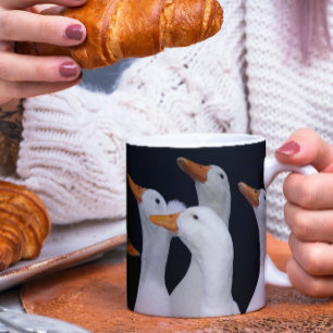 Everything's Just Ducky White Ducks Mug
