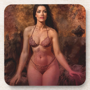 Eve's Purgatory hard plastic coasters
