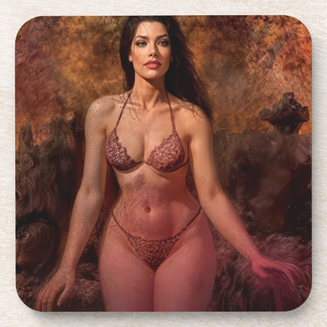 Eve's Purgatory hard plastic coasters (Front)