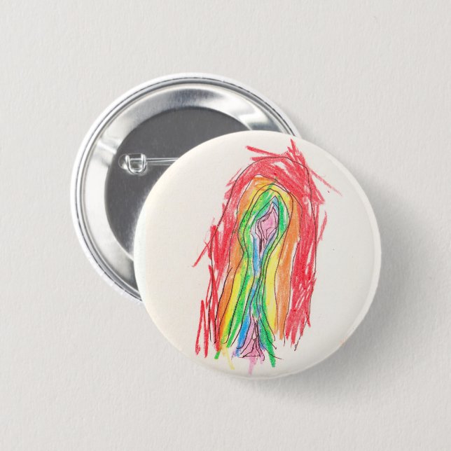 Eve's Rainbow Button (Front & Back)