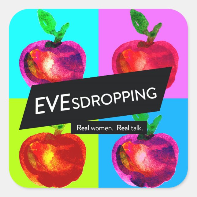 Evesdropping Stickers (3 inch) (Front)