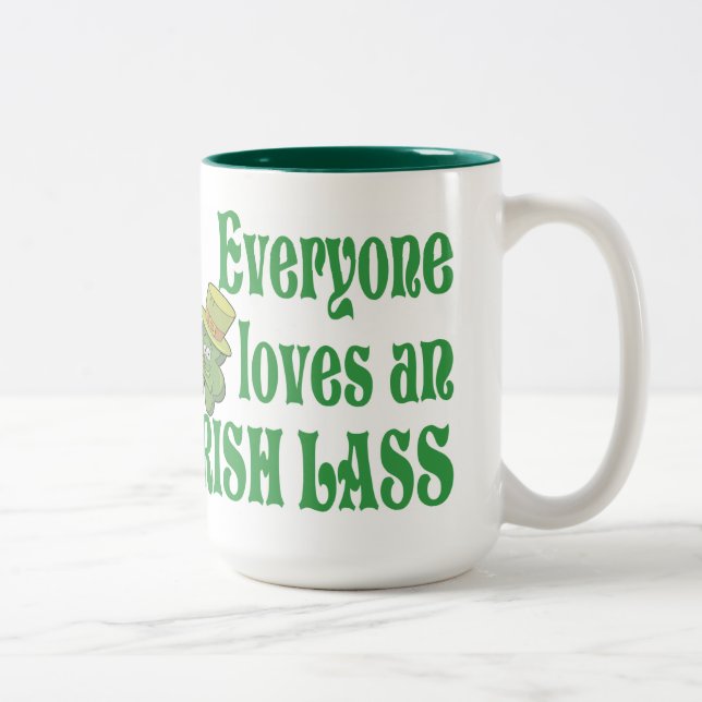 Eveyone Loves an Irish Lass Mug (Right)