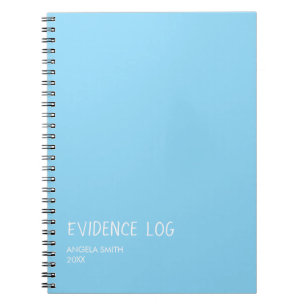 Evidence Log Notebook – Funny Dark Humour Journal,