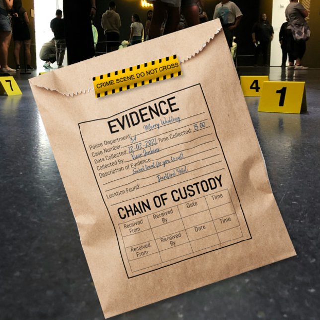 Evidence party favour bag crime murder mystery pro (Creator Uploaded)