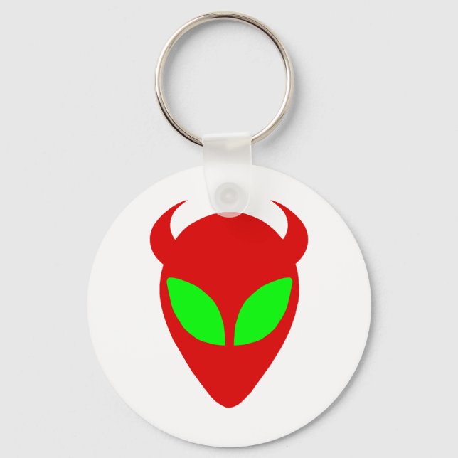 Evil Alien Key Ring (Front)