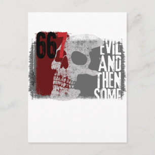 Evil and then some postcard