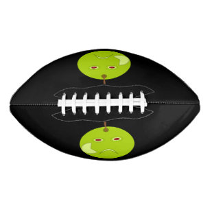 Evil Apple with Scar Halloween Football American Football