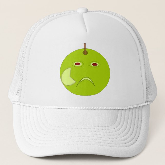 Evil Apple with Scar Halloween Hat (Front)