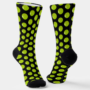 Evil Apple with Scar Halloween Socks