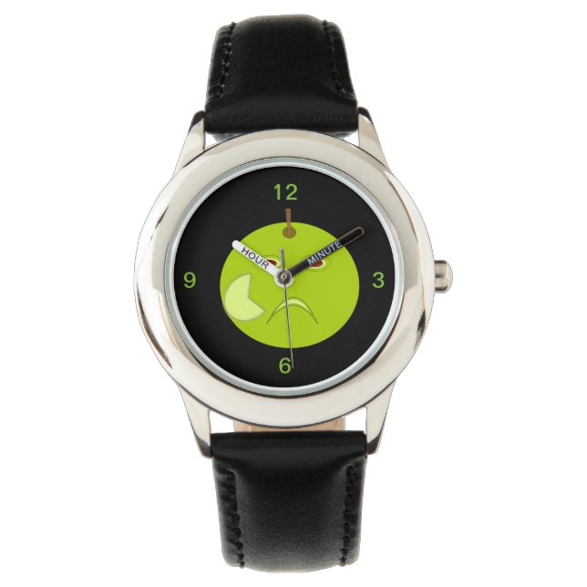Evil Apple with Scar Halloween Watch (Front)
