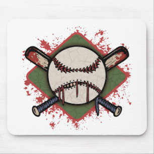 Evil Ball & Cross Bats Mouse Mat