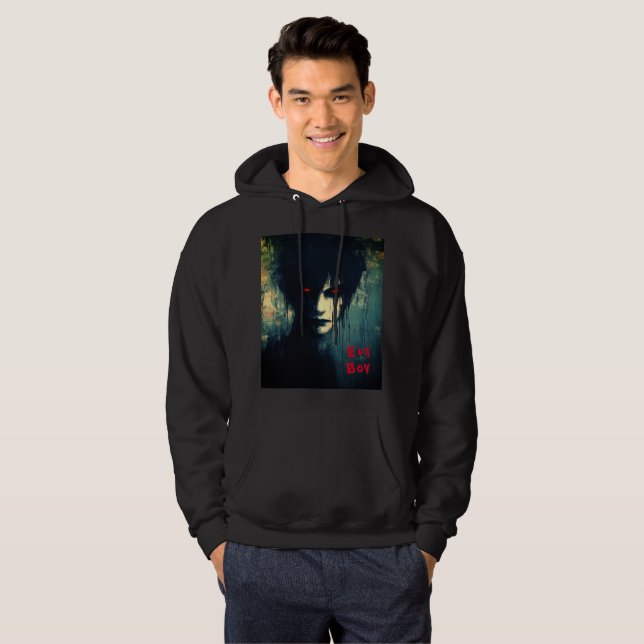 Evil Boy Men's Hoodie (Front Full)