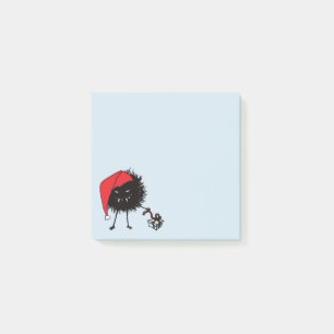 Evil Bug Unpacking Christmas Present Post-it Notes