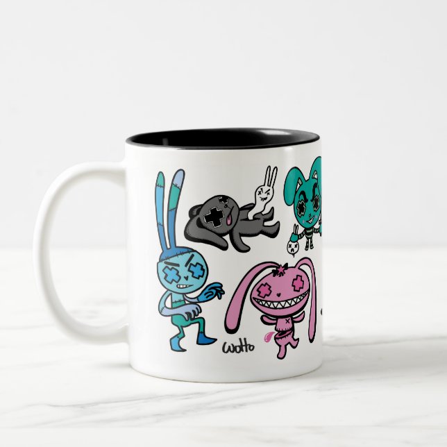 Evil Bunnies Mug (Left)