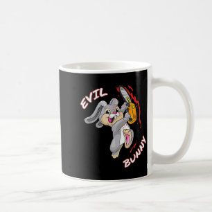 Evil Bunny Shirt Halloween funny Bad Rabbit Killer Coffee Mug